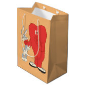 Gossamer Holding BUGS BUNNY™ Mittlere Geschenktüte (Rückseite Schrägansicht)