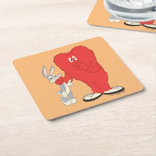 Gossamer Holding BUGS BUNNY™ Rechteckiger Pappuntersetzer (angewinkelt)