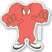 Gossamer Menacing Pose Aufkleber (Vorderseite)