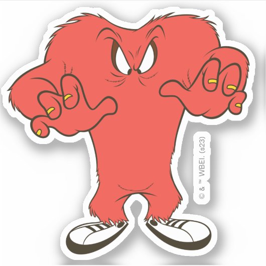 Gossamer Menacing Pose Aufkleber (Vorderseite)