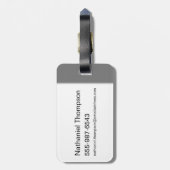 Gossamer Menacing Pose Gepäckanhänger (Rückseite vertikal)