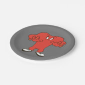 Gossamer Menacing Pose Pappteller (Schrägansicht)