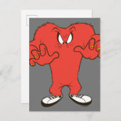 Gossamer Menacing Pose Postkarte (Vorne/Hinten)
