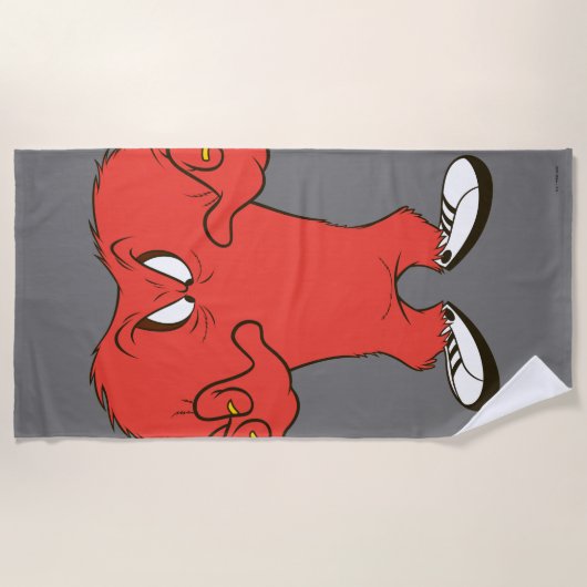 Gossamer Menacing Pose Strandtuch (Vorderseite)