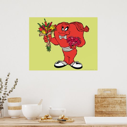 Gossamer mit Rose Poster (Küche)