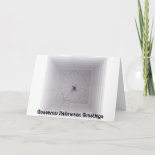 Gossamer Niedlich Spider auf WebHalloween-Grüße Karte
