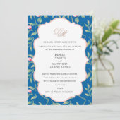 Gossamer Pink Probe Dinner Einladung (Stehend Vorderseite)