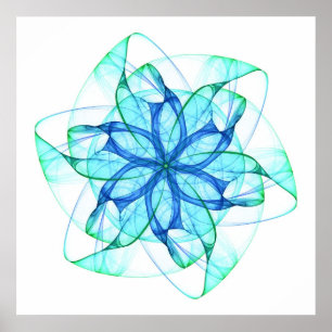 Gossamer Pinwheel Poster