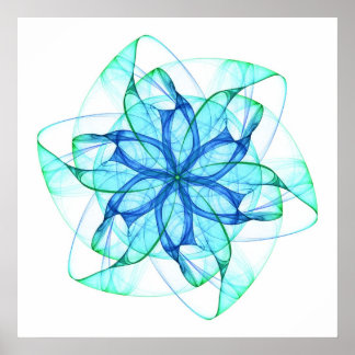 Gossamer Pinwheel Poster