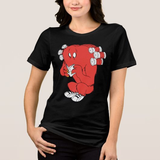 Gossamer Reading - Vollfarbigkeit Tri-Blend Shirt (Vorderseite)