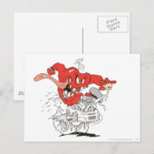 Gossamer zu schnell postkarte (Vorne/Hinten)