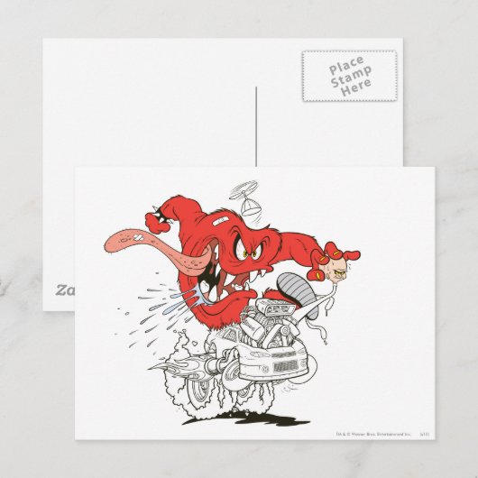 Gossamer zu schnell postkarte (Vorne/Hinten)