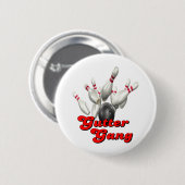 Gosse-Gruppen-Bowling Button (Vorne & Hinten)