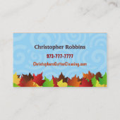 Gosse-Reiniger-Visitenkarten Visitenkarte (Rückseite)