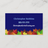 Gosse-Reinigungs-Visitenkarten Visitenkarte (Rückseite)