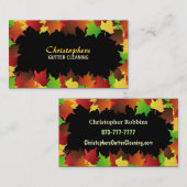 Gosse-Reinigungs-Visitenkarten Visitenkarte (Vorne/Hinten)