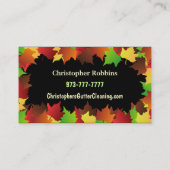 Gosse-Reinigungs-Visitenkarten Visitenkarte (Rückseite)