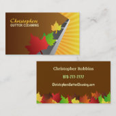 Gosse-Reinigungs-Visitenkarten Visitenkarte (Vorne/Hinten)