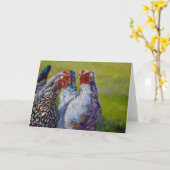 Gossick Hour Chicken Girlfriends Card leer innen Karte (Gelbe Blume)