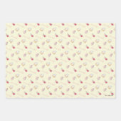 Gossil Girl Lipstick & Parfüm Muster Geschenkpapier Set (Vorderseite)