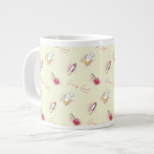 Gossil Girl Lipstick & Parfüm Muster Jumbo-Tasse