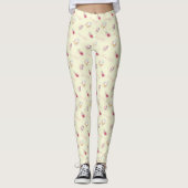 Gossil Girl Lipstick & Parfüm Muster Leggings (Vorderseite)