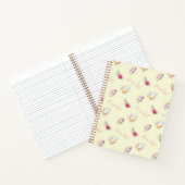 Gossil Girl Lipstick & Parfüm Muster Notizblock (Innenseite)