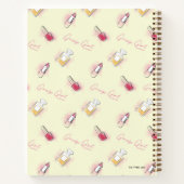 Gossil Girl Lipstick & Parfüm Muster Notizblock (Rückseite)