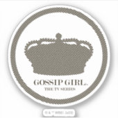 Gossil Girl TV Series Crown Icon Aufkleber (Vorderseite)