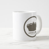 Gossil Girl TV Series Crown Icon Jumbo-Tasse (Vorderseite Rechts)