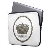 Gossil Girl TV Series Crown Icon Laptopschutzhülle (Vorderseite Links)