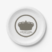 Gossil Girl TV Series Crown Icon Pappteller (Vorderseite)