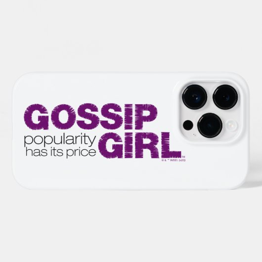 Gossip Girl - Beliebtheit hat ihren Preis Case-Mate iPhone Hülle (Rückseite (Horizontal))