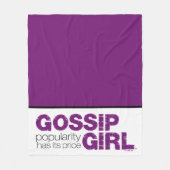 Gossip Girl - Beliebtheit hat ihren Preis Fleecedecke (Vorderseite)