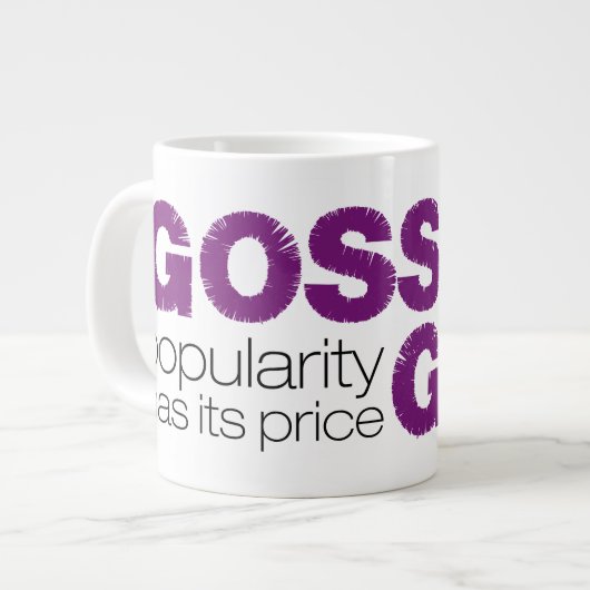 Gossip Girl - Beliebtheit hat ihren Preis Jumbo-Tasse (Vorderseite Links)
