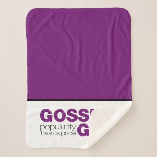 Gossip Girl - Beliebtheit hat ihren Preis Sherpadecke (Vorderseite)