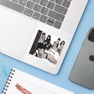 Gossip Girl Black and White Group Graphic Aufkleber