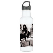 Gossip Girl Black and White Group Graphic Edelstahlflasche (Vorderseite)