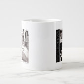 Gossip Girl Black and White Group Graphic Jumbo-Tasse (Vorderseite)