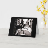 Gossip Girl Black and White Group Graphic Karte (Gelbe Blume)