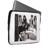 Gossip Girl Black and White Group Graphic Laptopschutzhülle (Vorne Rechts)