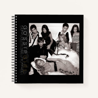 Gossip Girl Black and White Group Graphic Notizblock