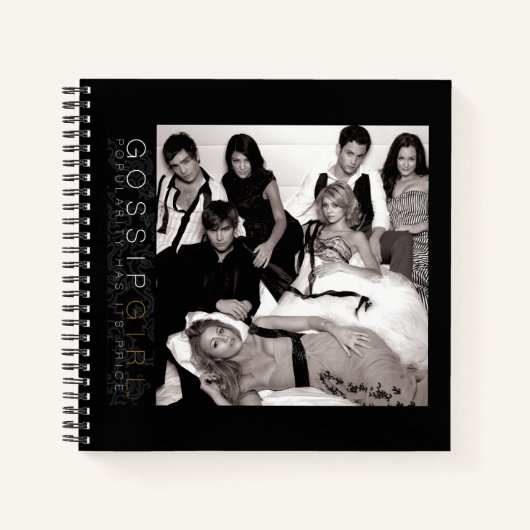 Gossip Girl Black and White Group Graphic Notizblock (Vorderseite)