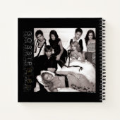 Gossip Girl Black and White Group Graphic Notizblock (Rückseite)