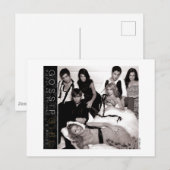Gossip Girl Black and White Group Graphic Postkarte (Vorne/Hinten)