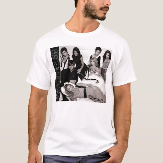 Gossip Girl Black and White Group Graphic T-Shirt (Vorderseite)