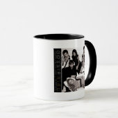 Gossip Girl Black and White Group Graphic Tasse (VorderseiteRechts)