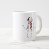 Gossip Girl - Du bist der Blair meiner Serena Jumbo-Tasse (Vorderseite Rechts)