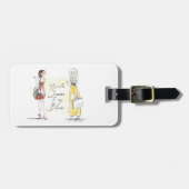 Gossip Girl - Du bist die Serena zu meinem Blair Gepäckanhänger (Vorderseite horizontal)