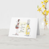 Gossip Girl - Du bist die Serena zu meinem Blair Karte (Gelbe Blume)